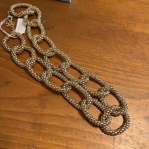 Gold Chain Link Necklace